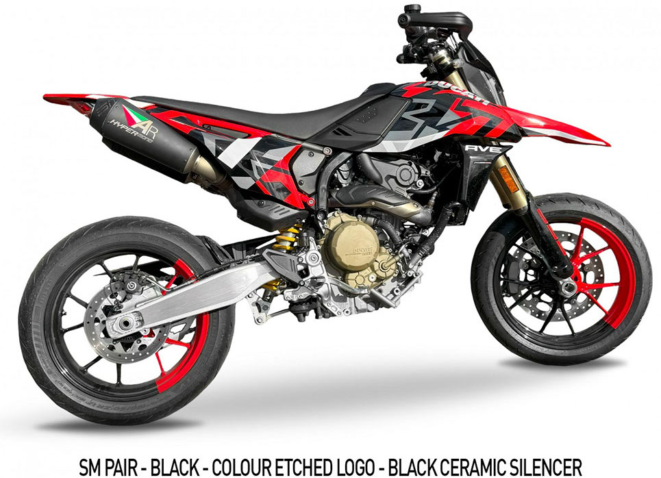 2024-2026 Hypermotard 698 Mono Twin Slip-on 画像 3