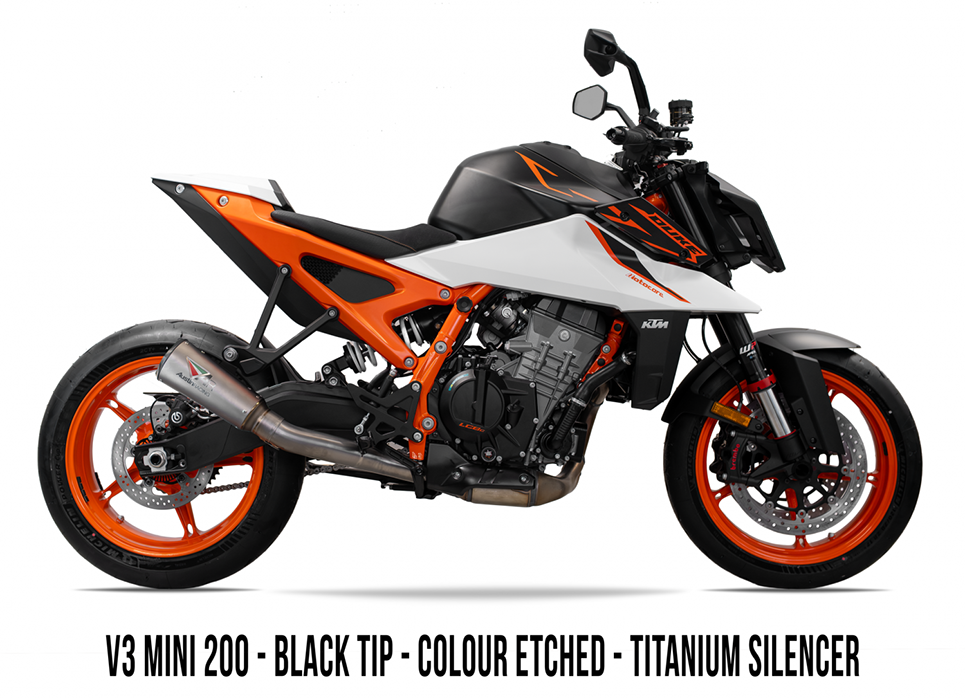 2026 KTM 990 Duke R BOX DELETE TITANIUM EXHAUST SYSTEM 画像 4