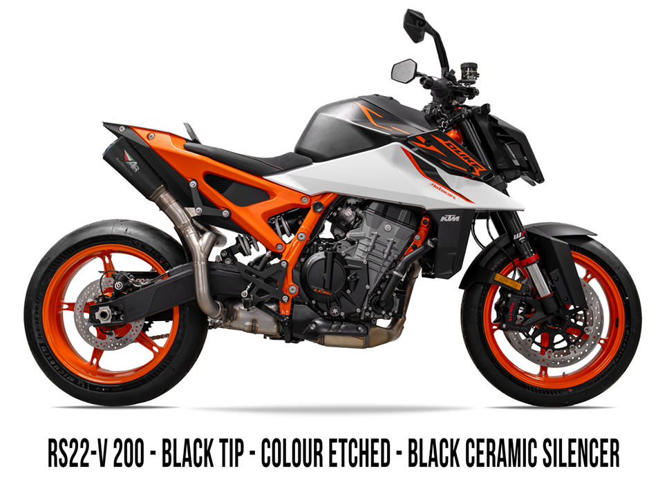 2026 KTM 990 Duke R RS22 DUAL UNDERSEAT Slip-on TITANIUM EXHAUST SYSTEM 画像 12