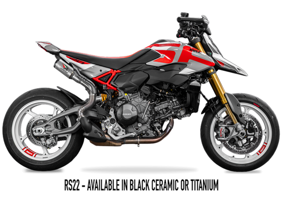 2026 HYPERMOTARD V2 + SP race TITANIUM Full Exhaust 画像 3