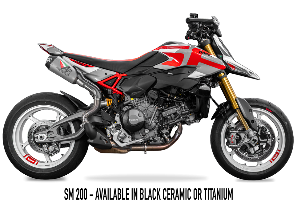 2026 HYPERMOTARD V2 + SP 騒音規制対応 TITANIUM Full Exhaust 画像 7