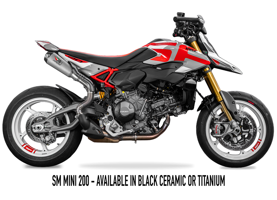 2026 HYPERMOTARD V2 + SP 騒音規制対応 TITANIUM Full Exhaust 画像 9