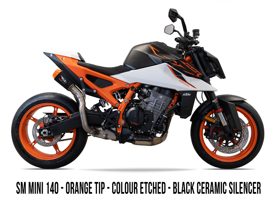 2026 KTM 990 Duke R HI-SLUNG Slip-on TITANIUM EXHAUST SYSTEM 画像 5