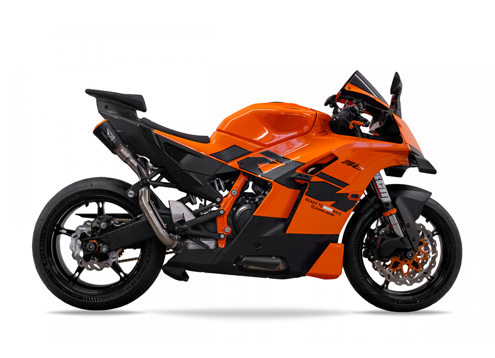 2026 KTM 990 RCR RS22 DUAL UNDERSEAT Slip-on TITANIUM EXHAUST SYSTEM 画像 8
