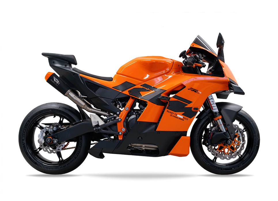 2026 KTM 990 RCR RS22 DUAL UNDERSEAT BOX DELETE TITANIUM EXHAUST SYSTEM 画像 2